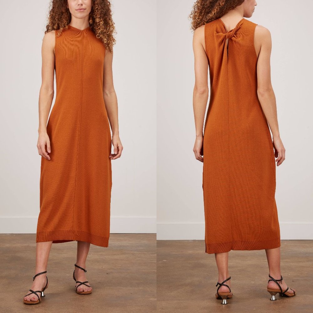 PROENZA SCHOULER WHITE LABEL Twist Sleeveless‎ Knit Dress NWT Women's S